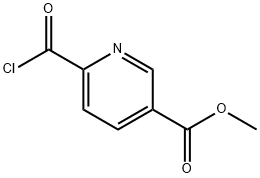 3-Pyridinecarboxylicacid,6-(chlorocarbonyl)-,methylester(9CI)