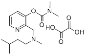 2-((Isopentylmethylamino)methyl)-3-pyridinol dimethylcarbamate oxalate Structure