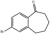 2-ブロモ-6,7,8,9-テトラヒドロベンゾシクロヘプテン-5-オン 化学構造式