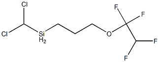 ジクロロ(メチル)[3-(1,1,2,2-テトラフルオロエトキシ)プロピル]シラン 化学構造式