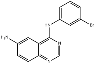 N4-(3-BROMO-PHENYL)-QUINAZOLINE-4,6-DIAMINE Structure