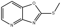 2-(METHYLTHIO)OXAZOLO[4,5-B]PYRIDINE Struktur