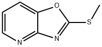 2-(METHYLTHIO)OXAZOLO[4,5-B]PYRIDINE Structure