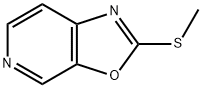 2-(メチルチオ)オキサゾロ[5,4-C]ピリジン 化学構造式