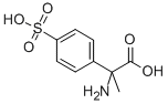 (+/-)-ALPHA-METHYL-(4-SULFONOPHENYL)GLYCINE 化学構造式