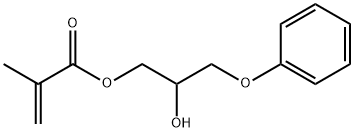 2-HYDROXY-3-PHENOXYPROPYL METHACRYLATE Struktur