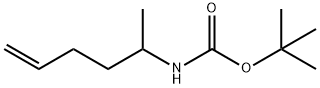 Carbamic acid, (1-methyl-4-pentenyl)-, 1,1-dimethylethyl ester (9CI) Struktur