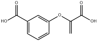 3-[(1-Carboxyvinyl)oxy]benzoic acid, 16929-37-6, 结构式