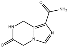 Imidazo[1,5-a]pyrazine-1-carboxamide, 5,6,7,8-tetrahydro-6-oxo- (9CI) Struktur