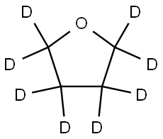 TETRAHYDROFURAN-D8 Structure