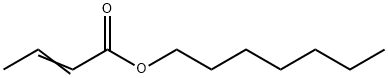 HEPTYL-CROTONATE Structure