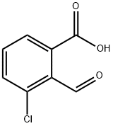 3-氯-2-甲酰基苯甲酸, 169310-05-8, 结构式
