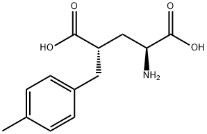 (4S)-4-(4-METHYLBENZYL)-L-GLUTAMIC ACID
 Structure