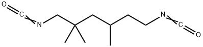 2,2,4-trimethylhexa-1,6-diyl diisocyanate Struktur
