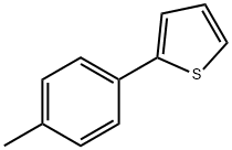 2-P-TOLYLTHIOPHENE, 16939-04-1, 结构式
