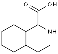 DECAHYDRO-ISOQUINOLINE-1-CARBOXYLIC ACID Struktur