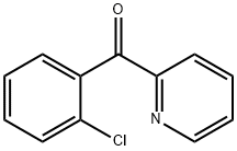 (2-クロロフェニル)(ピリジン-2-イル)メタノン 化学構造式