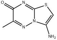3-AMINO-6-METHYL-THIAZOLO[3,2-B][1,2,4]TRIAZIN-7-ONE Struktur