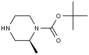 (S)-1-N-Boc-2-methylpiperazine Struktur