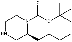 (S)-1-N-Boc-2-butylpiperazine Struktur