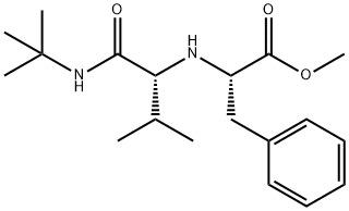 L-Phenylalanine, N-[1-[[(1,1-dimethylethyl)amino]carbonyl]-2-methylpropyl]-, methyl ester, (R)- (9CI) Structure