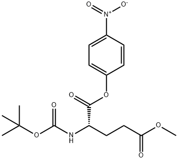 BOC-GLU(OME)-ONP Structure