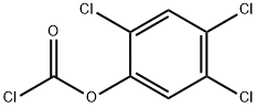 2,4,5-trichlorophenyl chloroformate Struktur