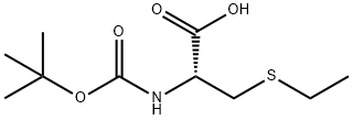 BOC-CYS(ET)-OH Struktur