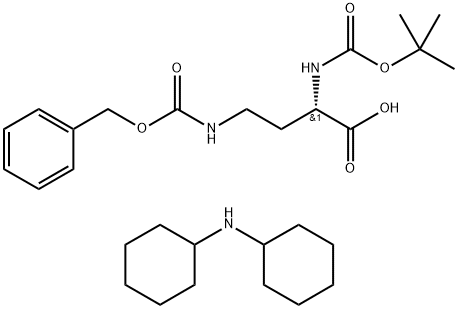 N-叔丁氧羰基-N'-苄氧羰基-L-2,4-二氨基丁酸二环己胺盐