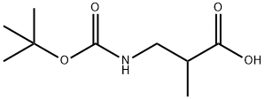 Boc-DL-3-Aminoisobutyric acid Structure