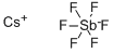 CAESIUM HEXAFLUOROANTIMONATE Struktur