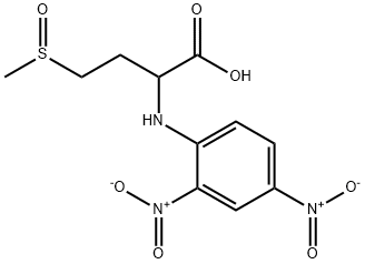 N-2,4-二硝基苯基-DL-蛋氨酸亚砜 结构式