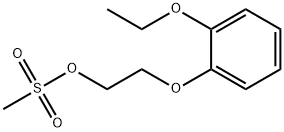 2-(2-Ethoxyphenoxy)ethyl Methanesulfonate Struktur