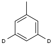 トルエン-3,5-D2 化学構造式