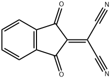 2-(DICYANOMETHYLENE)INDAN-1,3-DIONE 化学構造式