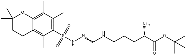 H-ARG(PMC)-OTBU 化学構造式