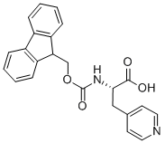 FMOC-L-4-PYRIDYLALANINE Struktur