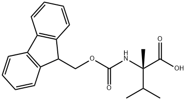 (S)-N-FMOC-Α-METHYLVALINE,169566-81-8,结构式