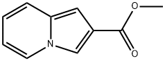 Indolizine-2-carboxylic acid methyl ester Structure