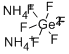 AMMONIUM HEXAFLUOROGERMANATE Structure