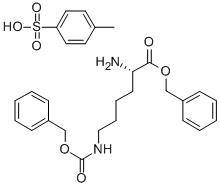 N-Benzyloxycarbonyl-L-lysine benzyl ester p-toluenesulfonate Struktur