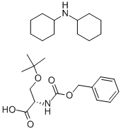N-Cbz-O-tert-ブチル-L-セリン/ジシクロヘキシルアミン,(1:1) 化学構造式