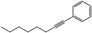 1-フェニル-1-オクチン 化学構造式