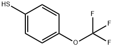 4-(トリフルオロメトキシ)チオフェノール 化学構造式