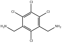 2,4,5,6-tetrachloro-m-xylene-alpha,alpha'-diamine  Struktur