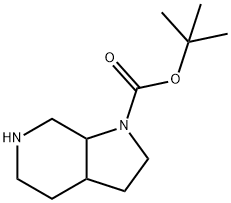 オクタヒドロ-1H-ピロロ[2,3-C]ピリジン-1-カルボン酸TERT-ブチル 化学構造式