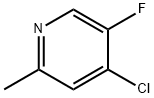 4-氯-5-氟-2-甲基吡啶,169750-95-2,结构式