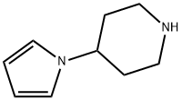 4-(1-Pyrrolyl)piperidine 化学構造式