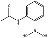 2-Acetamidophenylboronic acid Struktur