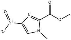 1 -甲基- 4 -硝基-1H -咪唑-2 -羧酸甲酯,169770-25-6,结构式
